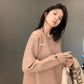 HERS> 正肩鈕扣傘擺毛衣 #10325#