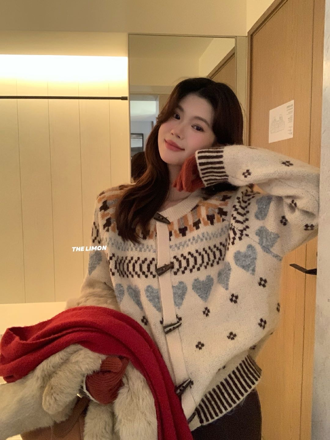 Limon - 羊駝毛衣開衫  2287#