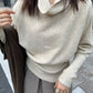 HERS - 掐腰顯瘦蕩領針織衫  925233#