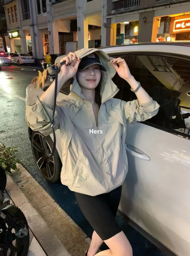 HERS> 連帽防曬衝鋒衣  21072#