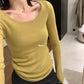 HERS> 9色魚嘴針織打底衫 10063#