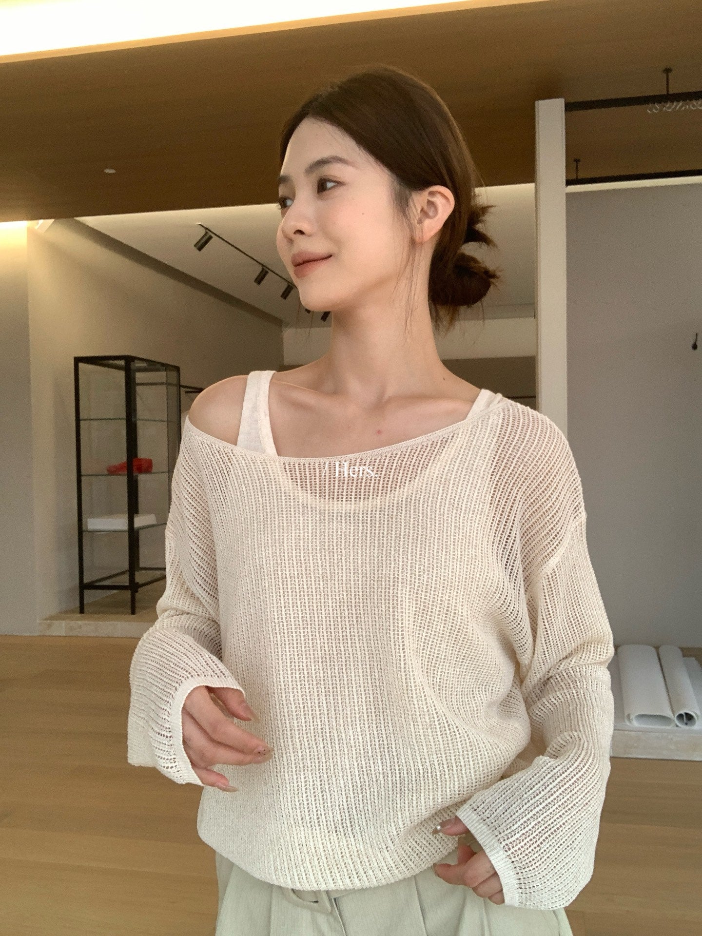 Hers - 韓標針織背心兩件套   08156#