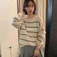 i miss - 條紋質感針織衫  991091#