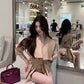 YJIA - 英倫風大翻領綁帶收腰風衣  8276#