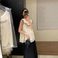 HERS> 貴氣荷葉領小衫 9568#