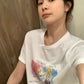 HERS> 小眾繪畫白T 20741#
