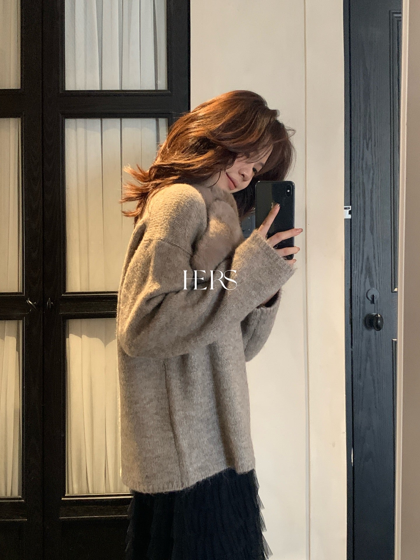 seeUbye - 長年款 經典大版毛衣  2076#