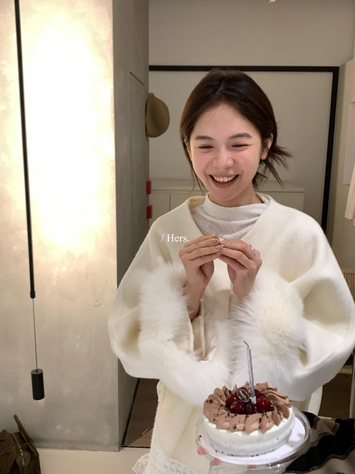 Hers - 重工雙面羊毛外套  92631#