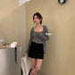 HERS> 空氣棉短裙  9109#