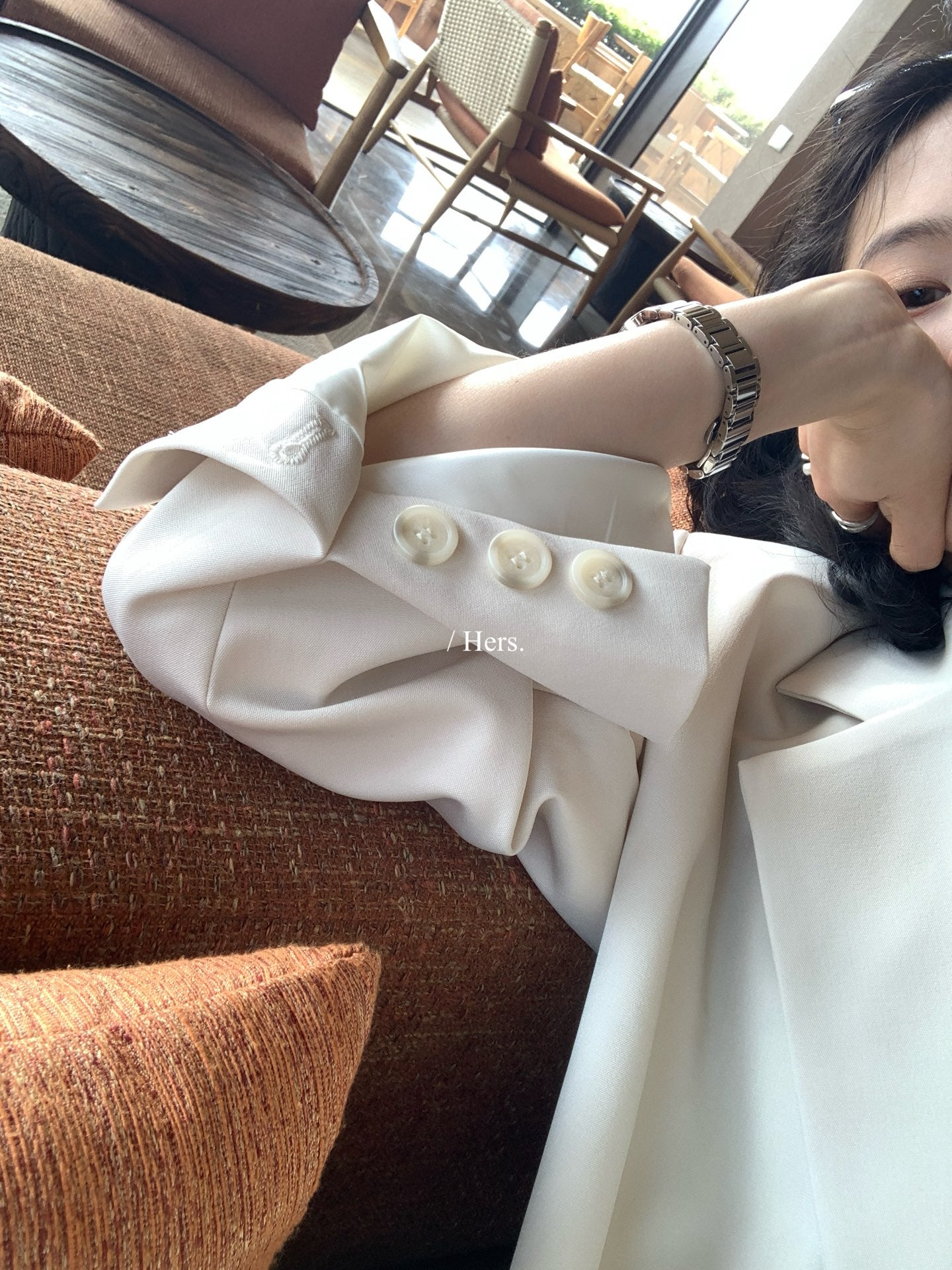 Hers -  氣質廓版西裝外套    80259#