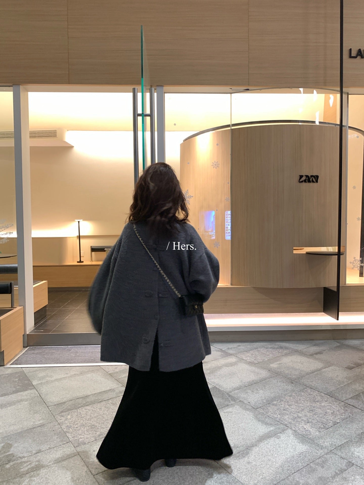 seeUbye - 後盤蝴蝶扣中長款氣質針織毛衣  92817#