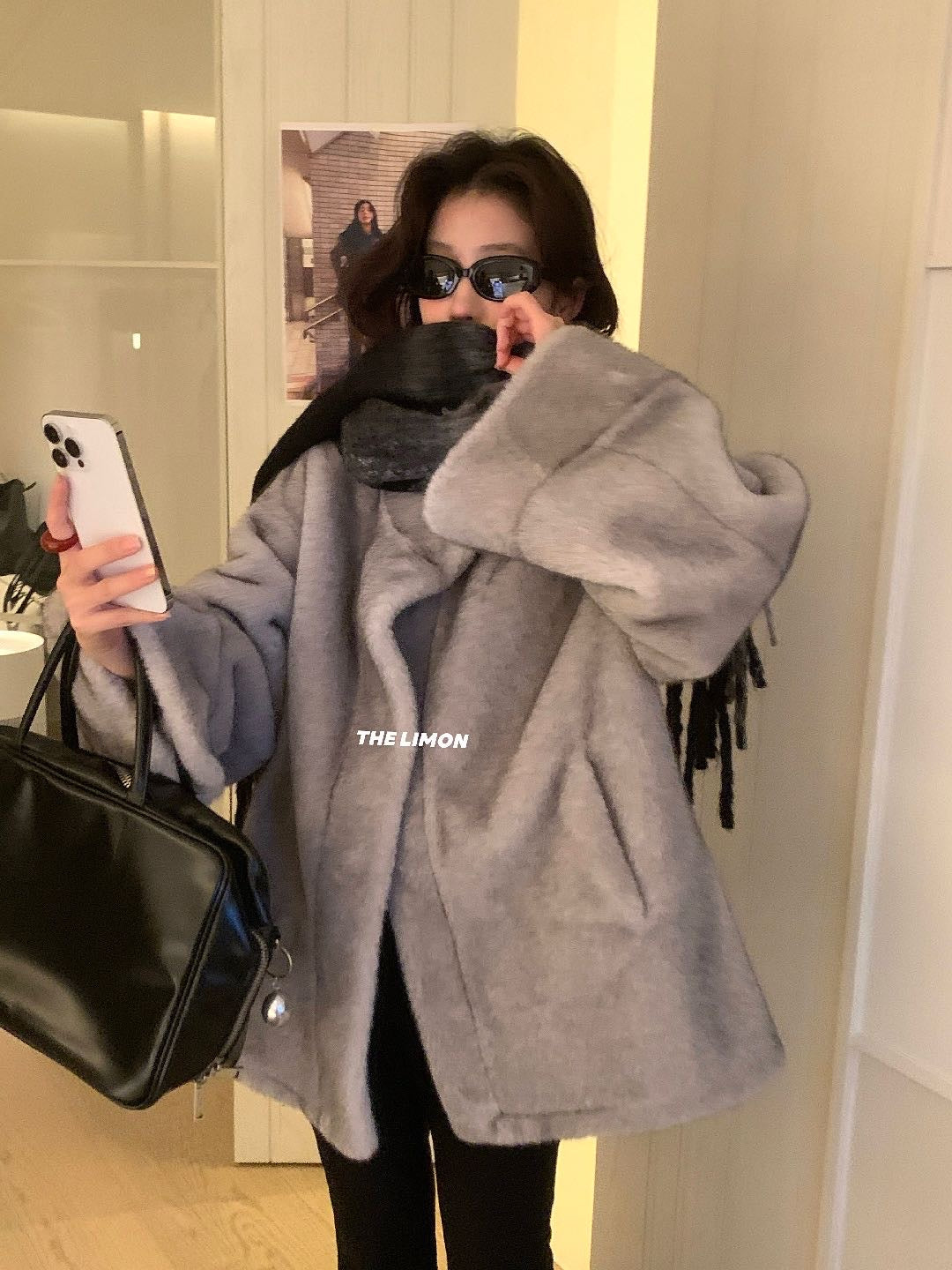 Limon - 柔柔的毛毛外套 1128#