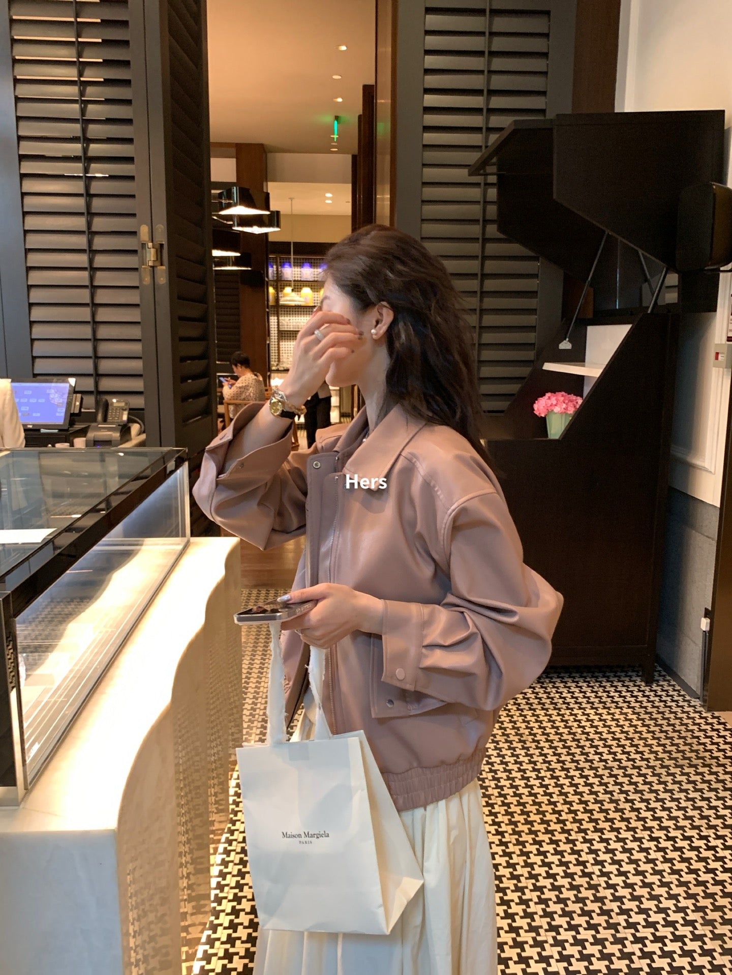 Hers - 經典皮夾克  92067#