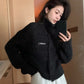 HERS> 立領厚實毛衣  10513#