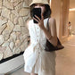 NENE> 老錢風氣質假兩件套裝  7095#