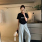 HERS> 棉麻西裝褲 9192#