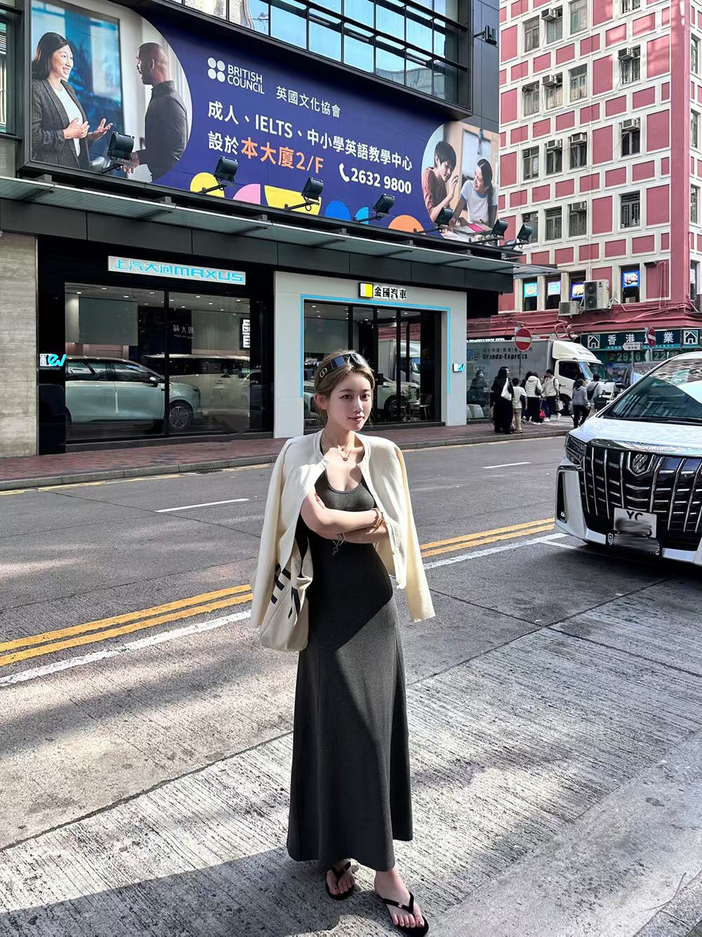 YJ - 紙片人顯瘦坑條背心連身裙/洋裝  1133#