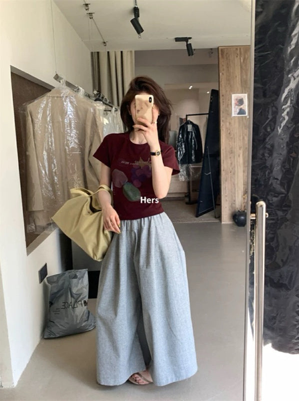 METWO> 法國麻料山本裙褲 20895#