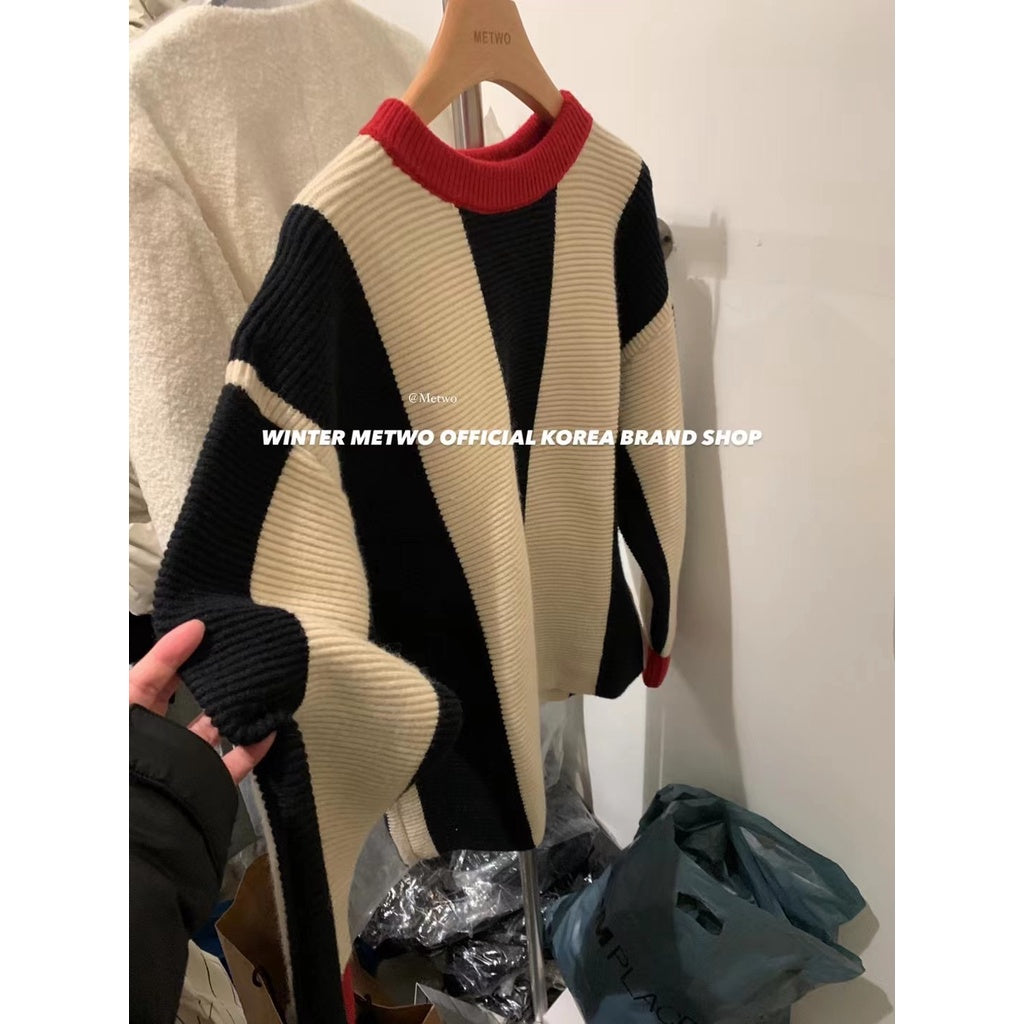 Metwo - 車厘子新年毛衣 8848#
