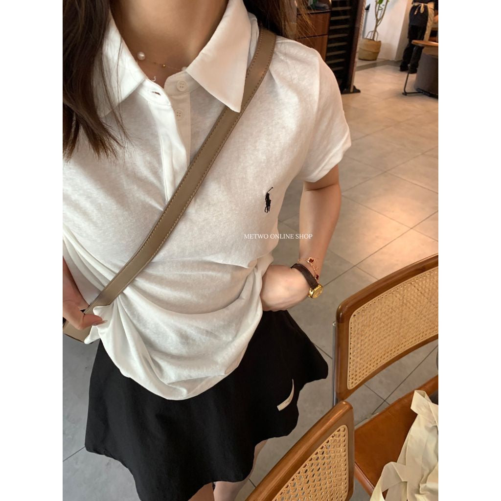 現貨*1361#METWO棒式減齡短裙+POLO衫