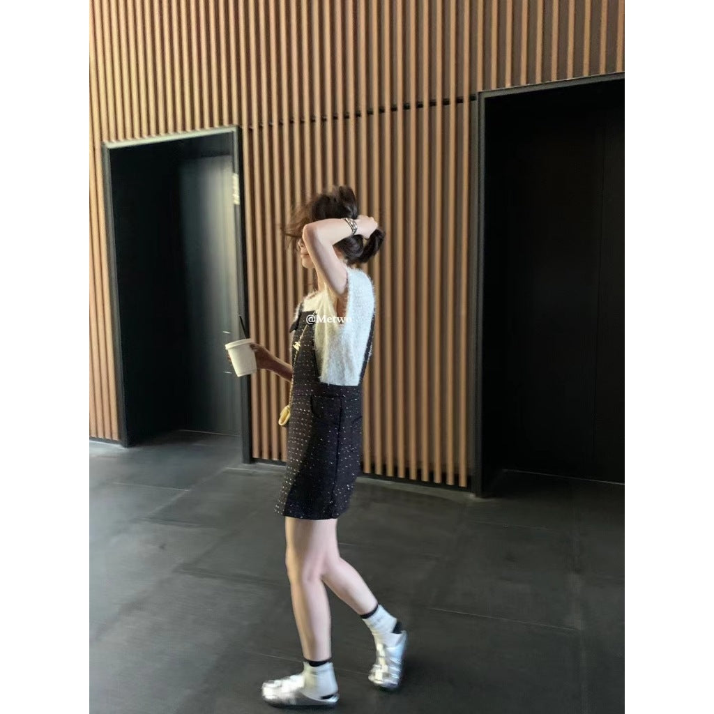 現貨*08005#METWO小香背帶裙
