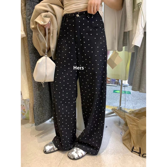 現貨*9132#HERS 波點牛仔褲