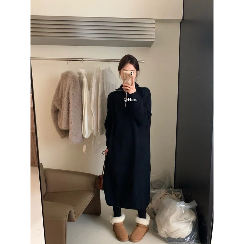 現貨*8169#HERS 拉鍊長毛衣