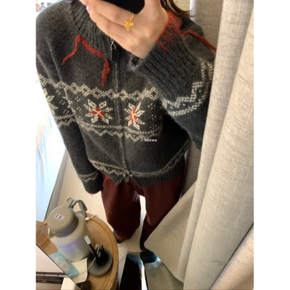 METWO> 流蘇撞色毛衣 #2177#