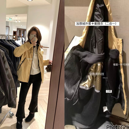METWO> 絨服二件套衝鋒衣&石墨烯內膽衝鋒衣 #2214#