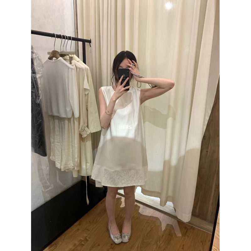 現貨*  HERS 簡約花邊半身裙 20645#