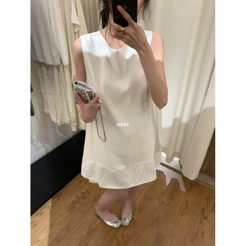 現貨*  HERS 簡約花邊半身裙 20645#